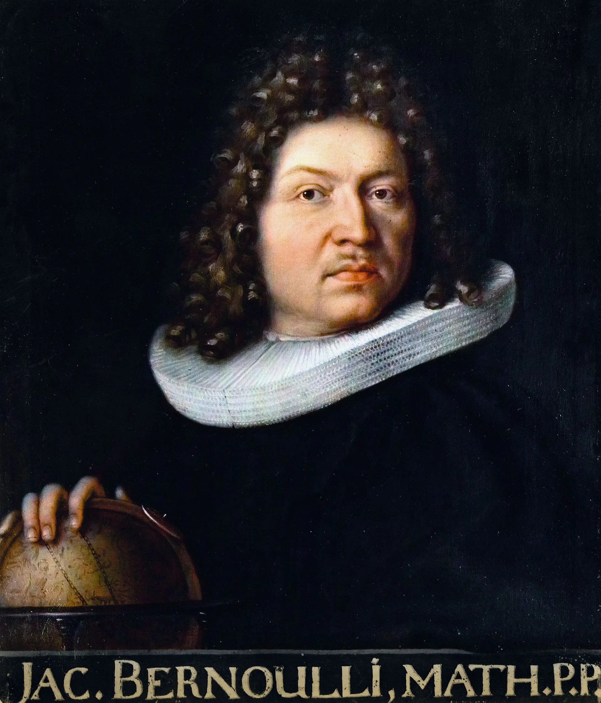 Retrato de Jakob Bernoulli, matemático suizo del siglo XVII