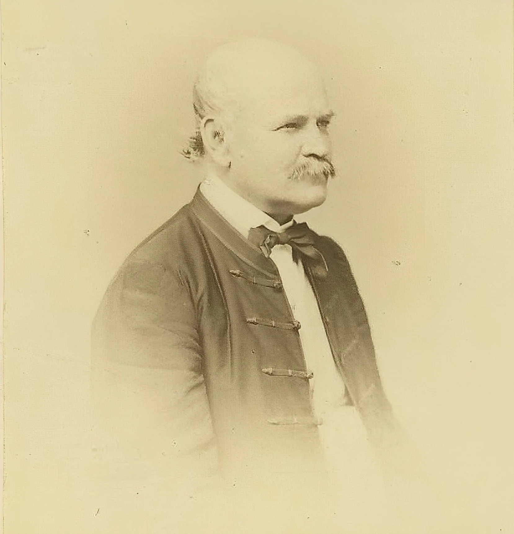 Retrato de Ignaz Semmelweis, rechazado por la clase médica europea por defender el lavado de manos